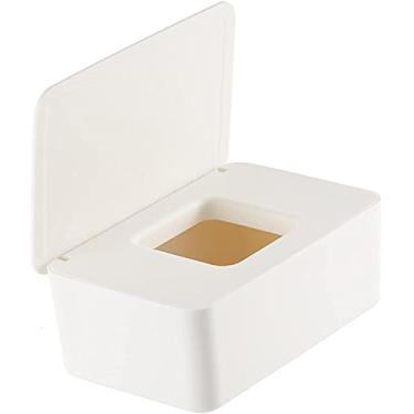 Imagem de Capa à prova de poeira para uso doméstico, caixa de lenços umedecidos, caixa organizadora universal de máscaras