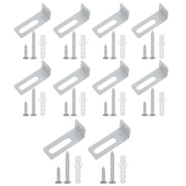 Imagem de Yocimango Kit de pendurar quadro branco M4 com suporte rosqueado e parafusos para pendurar quadros brancos na parede e material de escritório escolar