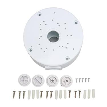 Imagem de Suporte De Montagem De Câmera De Segurança, Suporte De Montagem De Parede De Câmera Universal Embutido Caixa De Junção De Cabo Suporte De Montagem Se Encaixa No Teto Da Parede