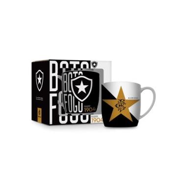 Imagem de Caneca Porcelana Botafogo Xícara Café Torcedor Original - Brasfoot