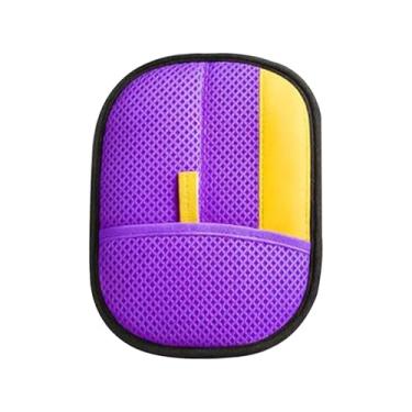 Imagem de Baoblaze Luva de remoção de pelos de animais de estimação, limpador eficiente e reutilizável, ferramenta multiuso para remoção de pelos longos e curtos de, Roxo