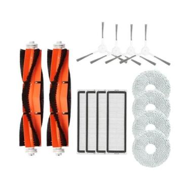 Imagem de Peças para Robô Aspirador Xiaomi S10 Plus/B105 - Escova, Filtro HEPA e