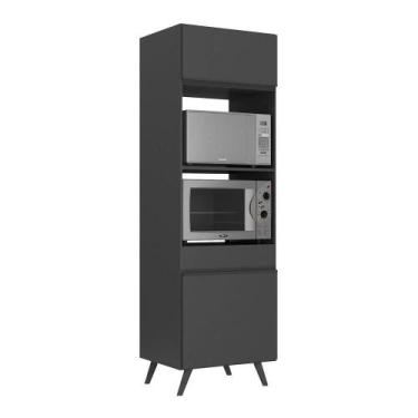 Imagem de Paneleiro 2 Portas 63cm Para Forno E Microondas Veneza Multimóveis V36