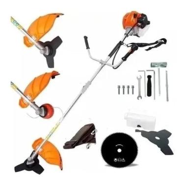 Imagem de Roçadeira A Gasolina 63cc + Lamina De PROMOÇÃO