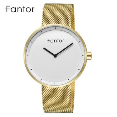 Imagem de Relógio Masculino Fantor Wf1011g à Prova D'água Ouro