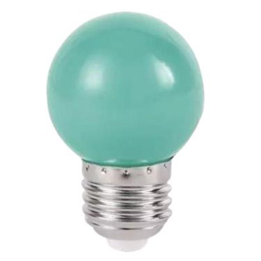 Imagem de Kit 15 Lâmpada Led Modelo Bolinha Led 1w Decorativa Rosca E27 Cor Da Lâmpada Verde