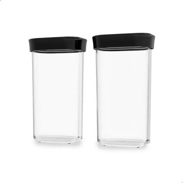 Imagem de 2X Kit 2 Potes Herméticos Porta Mantimentos Alimentos 500Ml