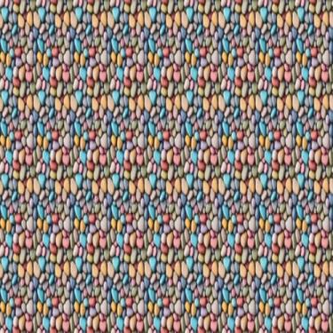 Imagem de Quadro Decorativo Abstrato Colorido com Estampa Seamless Modern Art para Parede 30x30cm