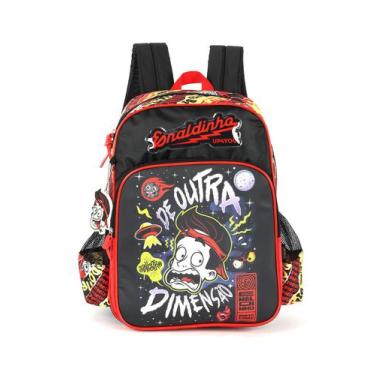 Imagem de Mochila costas escolar up4you by enaldinho trolagem is42231up, PRETO