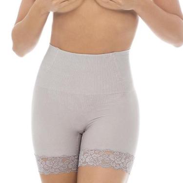 Imagem de Bermuda Modeladora Plié 60080 Cintura Alta Shades., Lavanda, GG