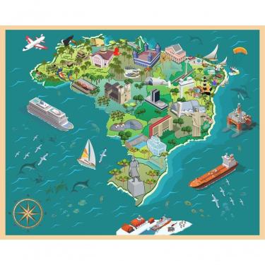 Imagem de Quebra Cabeça - Mapa Do Brasil - 98 X 78cm - 1014 Peças
