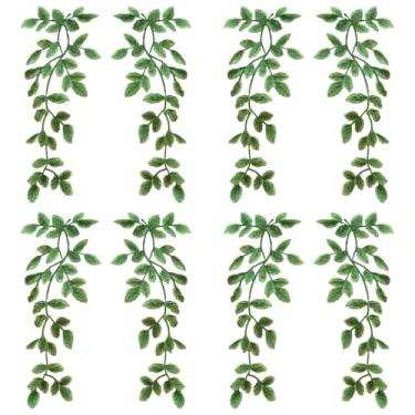 Imagem de byepica Remendos de flores bordadas de renda verde, 8 peças, ideal para decorações de vestidos e enfeites de roupas, apliques de tecido de renda floral