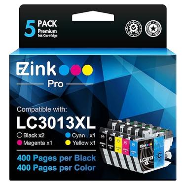 Imagem de E-Z Ink Pro Cartucho de tinta LC3013 LC3011 compatível com impressora Brother LC3013XL LC3011 LC3013 Funciona com MFC-J491DW MFC-J497DW MFC-J895DW MFC-J690DW (2 pretas, 1 ciano, 1 magenta, 1 amarelo)
