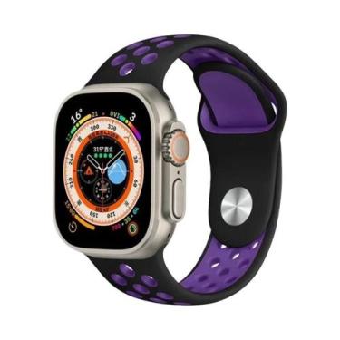 Imagem de Pulseiras De Silicone Esportivas De 42mm E 46mm Para Apple Watch Serie