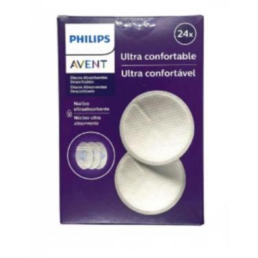Imagem de Absorvente Descartavel Para Seios Philips Avent 24 Unid