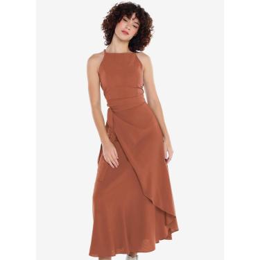 Imagem de Conjunto Saia Longa e Blusa com Bojo Terracota Sob-Feminino