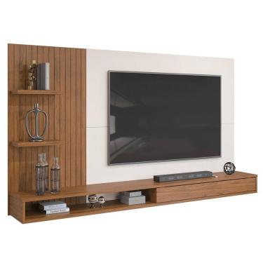 Imagem de Painel Para Tv Até 60 Polegadas Bento D04 Freijó-off White - Mpozenato