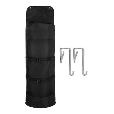 Imagem de Bothyi Organizador de porta para pendurar, à prova d'água, que economiza espaço, ideal para guardar bolas e equipamentos esportivos de futebol e, Cinza Escuro