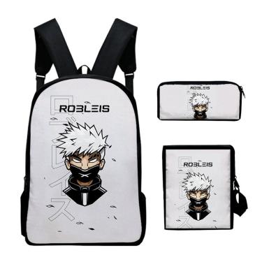 Imagem de Conjunto de mochilas Robleis Cartoon Kids School Mochila Anime
