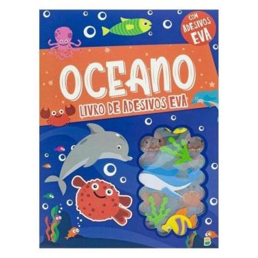 Imagem de Livro Com Adesivos Em Eva: Oceano