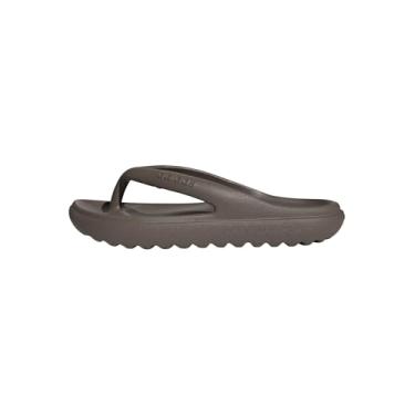 Imagem de adidas Sandália de dedo unissex Adilette Lumia para adultos, Earth Strata/Earth Strata/Earth Strata, 9 Women/8 Men