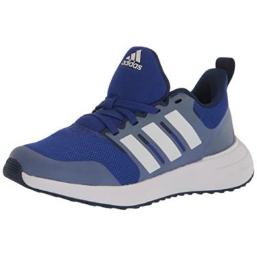 Imagem de adidas Tênis de corrida infantil Fortarun 2.0, Azul lúcido, branco/azul fusion, 17