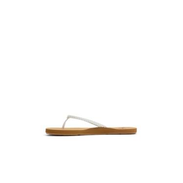 Imagem de Roxy Chinelo feminino Costas, Branco/bronze, 36