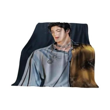 Imagem de Cobertor De Flanela 3D Do BTS JIMIN, Macio E Quente Para Quarto, Sala 