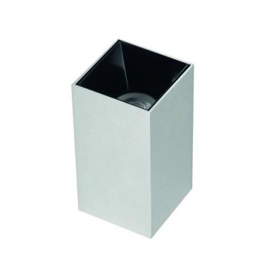 Imagem de Luminária  de Sobrepor High END Quadrado HE74QDBCV2 Bronzearte Branco