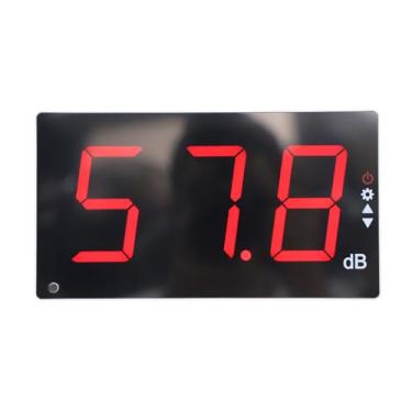 Imagem de Snsowed Medidor de Nível de Som Digital, Medidor Ruído LED Montagem Em Parede para Casa 30-130dB, Alta Sensibilidade Com Alarme, Monitoramento Mudanças Som Em