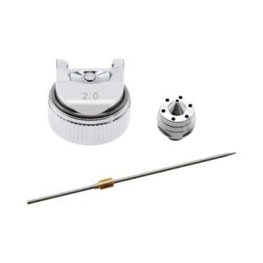 Imagem de Kit De Bicos De 1.4, 1.7 E 2.0mm Para Pistola De Pintura HVLP H-827 Ac