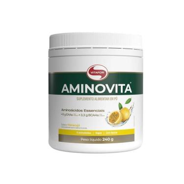 Imagem de Aminovita Pote 240g Maracujá - Vitafor-Unissex