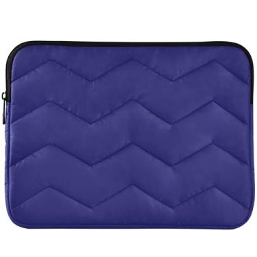 Imagem de Capa para notebook azul meia-noite universal de 13 a 14 polegadas linda capa para laptop buffy para Macbook Air 13