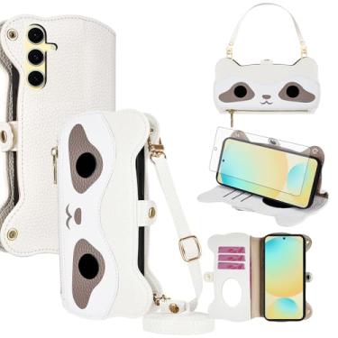 Imagem de Asuwish Capa de telefone para Samsung Galaxy S24 FE XHX EUA branca