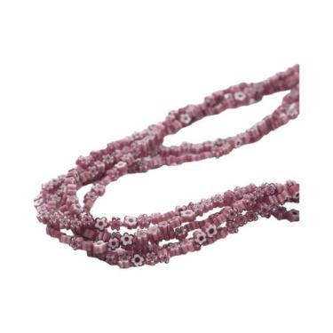 Imagem de Contas De Vidro Em Forma De Flor 45pcs Materiais Para Pulseiras E Cola