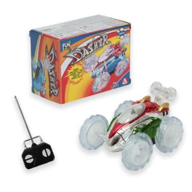 Imagem de Carrinho Controle Remoto Luz Som Drasher Brinquedo Maluco - Toys2U