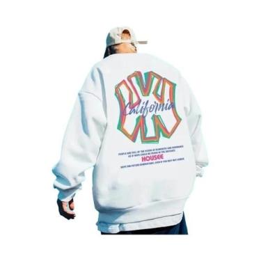 Imagem de Moletom Casual Estilo Americano Com Estampa De Beisebol Para Homens, L