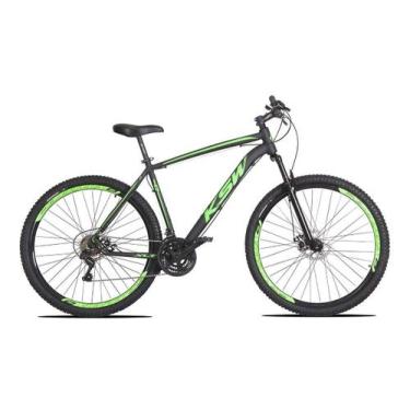 Imagem de Bicicleta Aro 29 KSW XLT 21v Shimano Tourney, 21, Preto, Verde