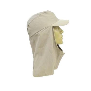 Imagem de Boné Árabe Bege Helanca Prime Proteção Nuca