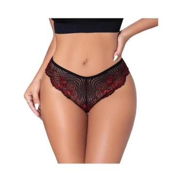 Imagem de Calcinhas De Renda Floral Sexy Para Mulheres, Confortáveis E Elegantes