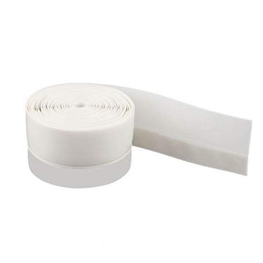 Imagem de Irfora Tira de Vedação Autoadesiva de 5m 45mm, Borracha Silicone, Prevenção Insetos contra Poeira e para Portas e Janelas Armários (Branca)