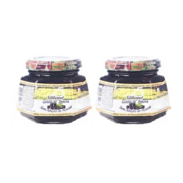Imagem de Kit 2 Potes de Geleia Diet De Amora - 200g - Fazenda Sonnenhof