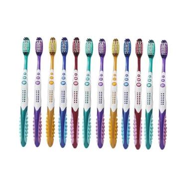 Imagem de Escova De Dentes Manual Para Adultos Com Cerdas Duras 1 4 Pacote Com 1