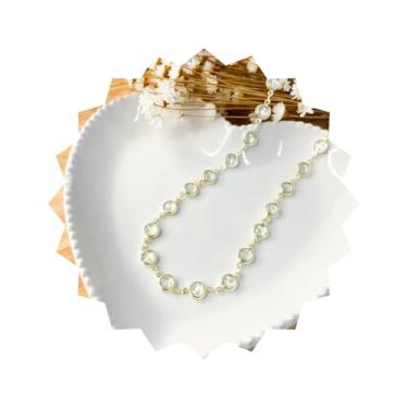 Imagem de ROHNES Choker Folheada a Prata 925, Feminino, Zircônia Redonda, Prata, Metal