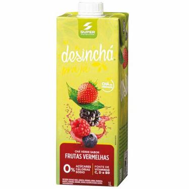 Imagem de Chá Verde Frutas Vermelhas Desincha 1 Litro - Desinchá