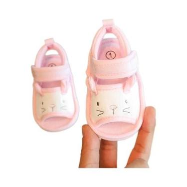 Imagem de Sandálias De Sola Macia Com Urso Fofo Para Bebês, Calçados Anti-chute 