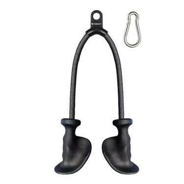 Imagem de Puxador Tríceps Corda Profissional Pegada Anatômica Yangfit-Unissex