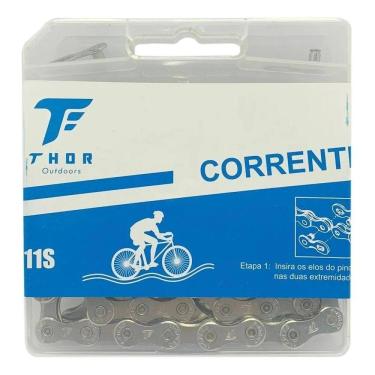 Imagem de Corrente 11V Para Bike 116 Elos Bicicleta Missing Link Mtb