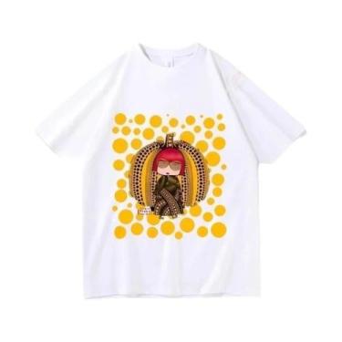 Imagem de Camiseta Com Estampa De Bolinhas Yayoi Kusama, Artista Japonesa, Arte 