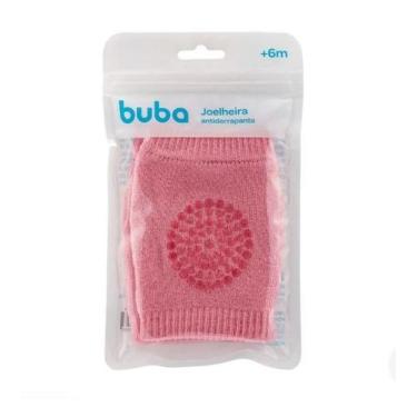 Imagem de Joelheira Protetora para Bebê Antiderrapante Buba Rosa